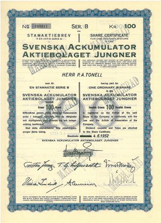 Svenska Ackumulator AB Jungners