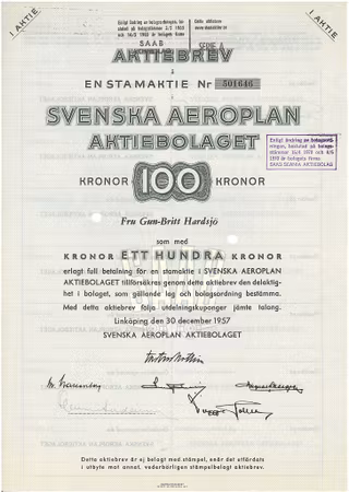Svenska Aeroplan AB, 1944