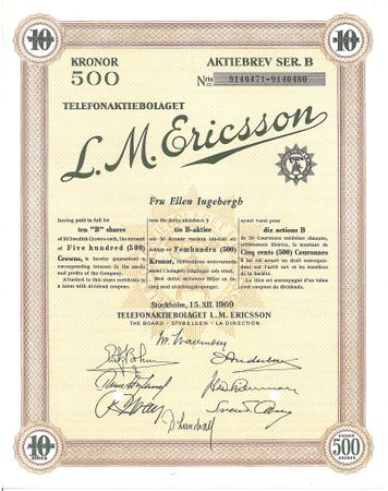 Telefon AB L. M. Ericsson, 1969