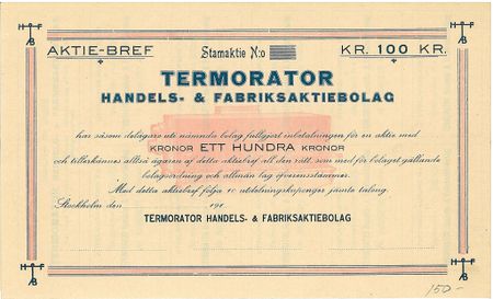 Termorator Handels- & Fabriks AB