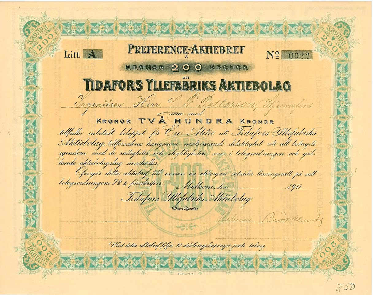 Tidafors Yllefabriks AB