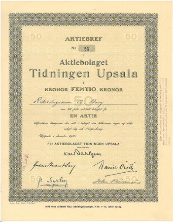 Tidningen Upsala, AB