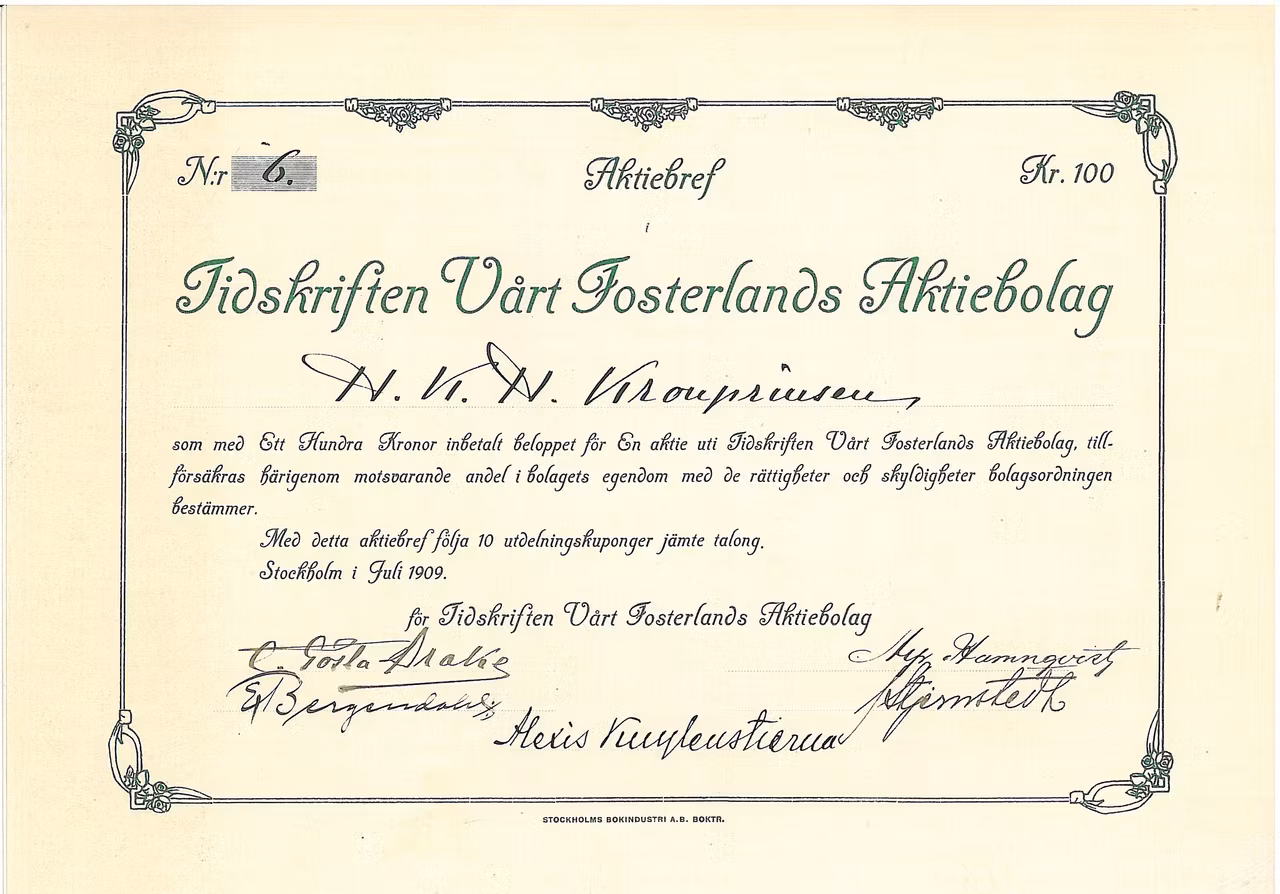 Tidskrift Vårt Fosterlands AB