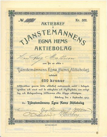 Tjänstemännens Egna Hems AB