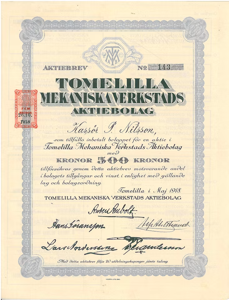 Tomelilla Mekaniska Verkstads AB
