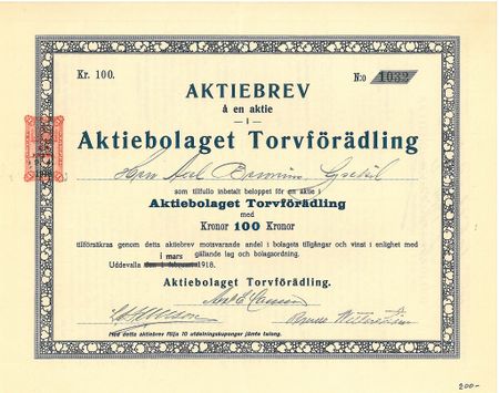 Torvförädling, AB