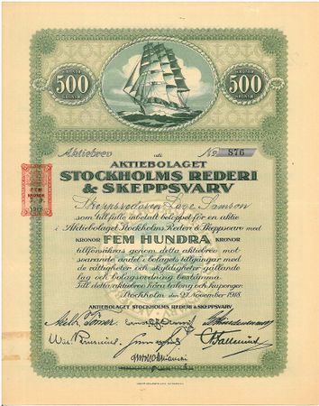 Stockholms Rederi & Skeppsvarv, AB