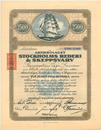 Stockholms Rederi & Skeppsvarv, AB