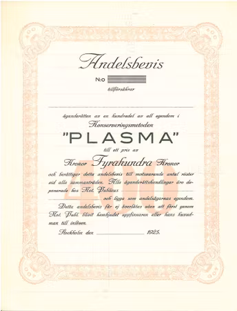 Konserveringsmetoden Plasma