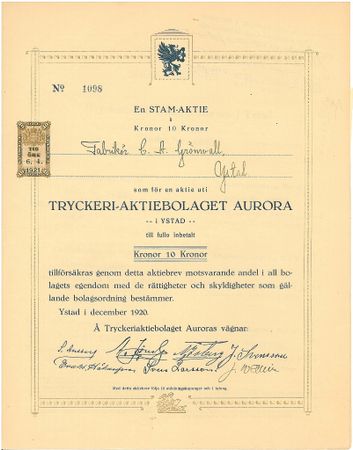 Tryckeri AB Aurora