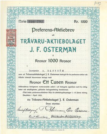 Trävaru AB J. F. Osterman