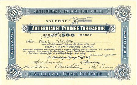Tyringe Torffabrik, AB