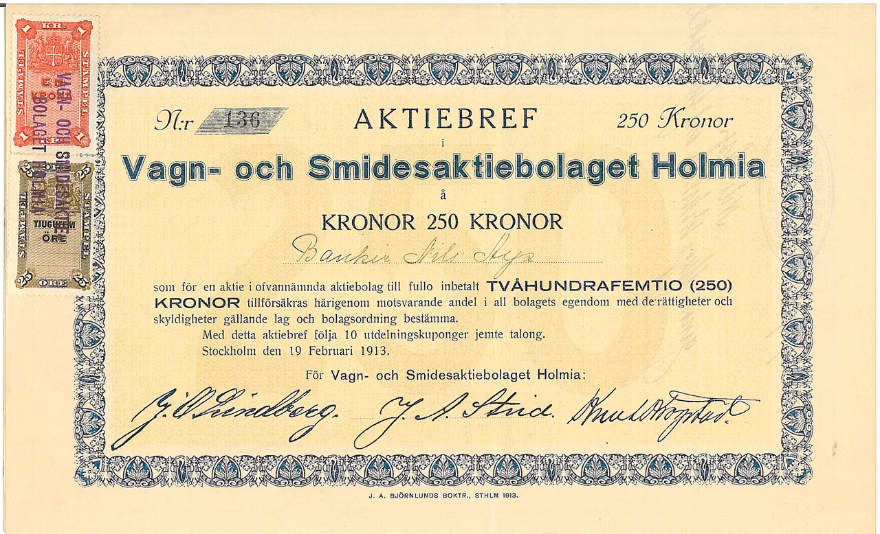 Vagn- och Smides AB Holmia