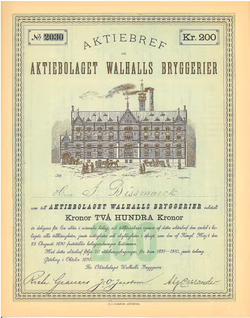 Walhalls Bryggerier, AB