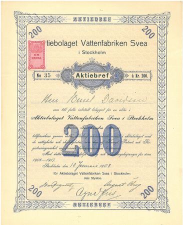 Vattenfabriken Svea, AB
