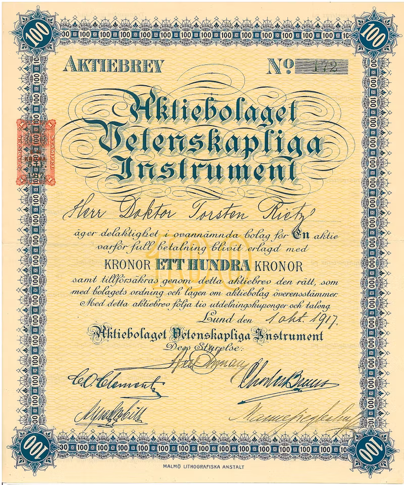 Vetenskapliga Instrument, AB