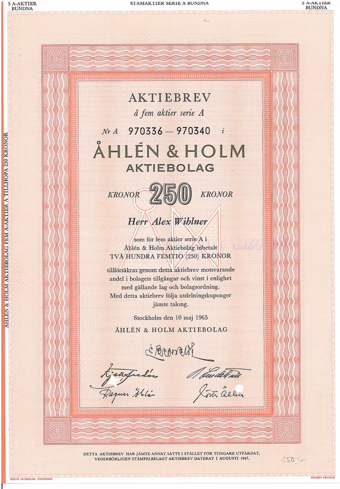 Åhlen & Holm AB