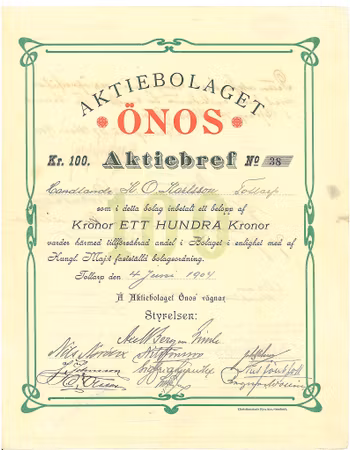 Önos, AB