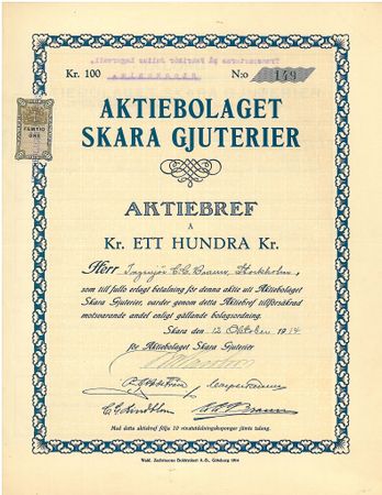 Skara Gjuteri, AB