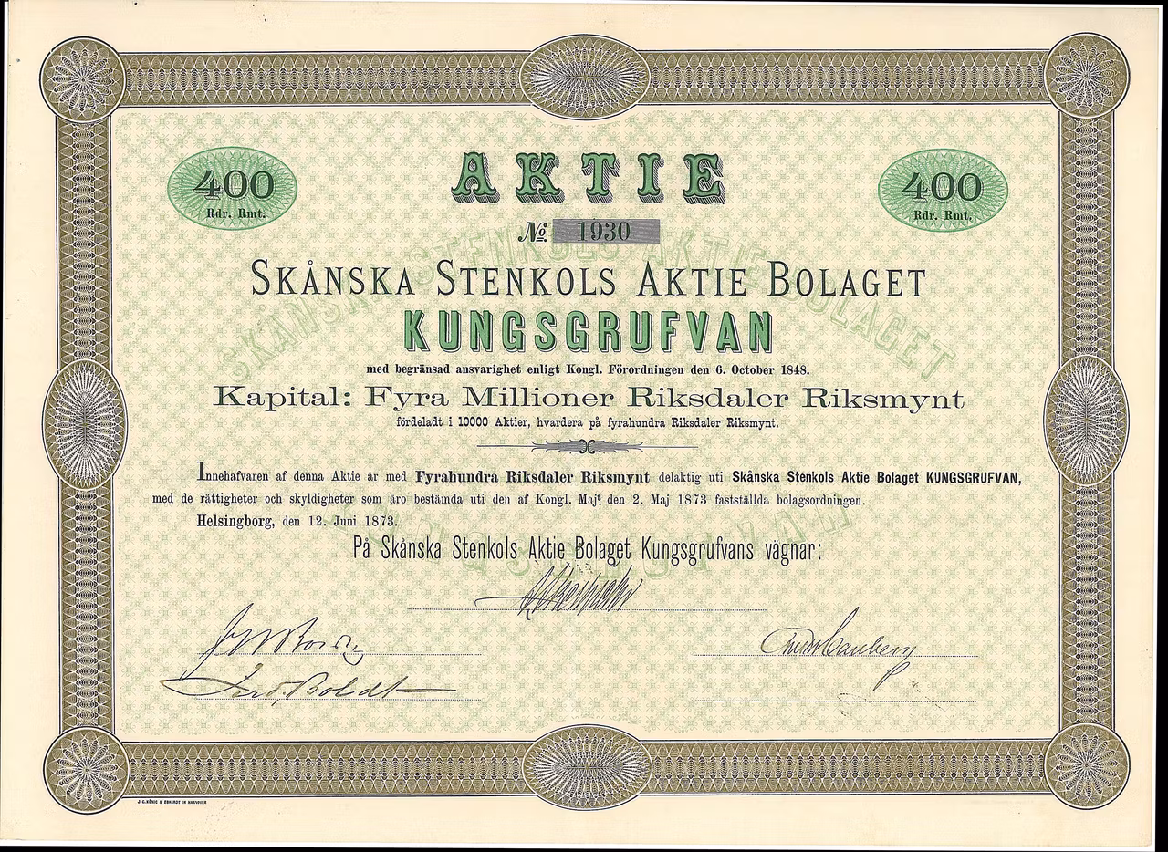 Skånsla Stekols AB Kungsgrufvan