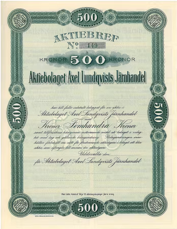 Axel Lundqvists Järnhandel, AB