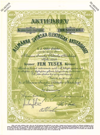 Allmänna Svenska Elektriska AB, ASEA 1965