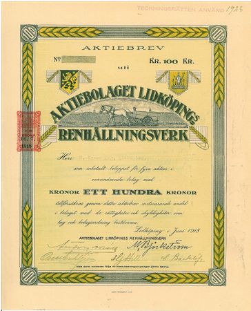 Lidköpings Renhållning, AB