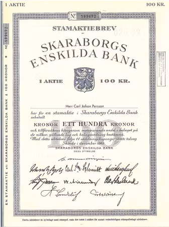 Skaraborgs Enskilda Bank, 1963