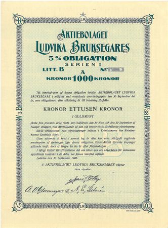 Ludvika Bruksegares, AB Obligation
