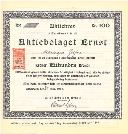 Ernst, AB