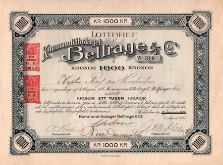 Kommanditbolaget Belfrage & Co