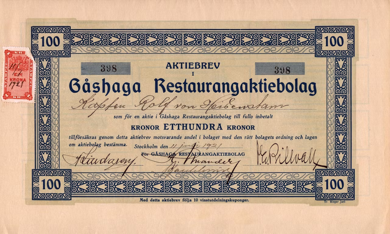 Gåshaga Restaurang AB