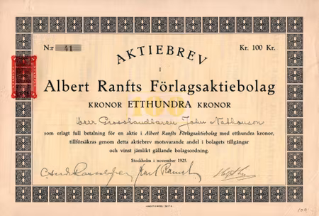 Albert Ranfts Förlags AB