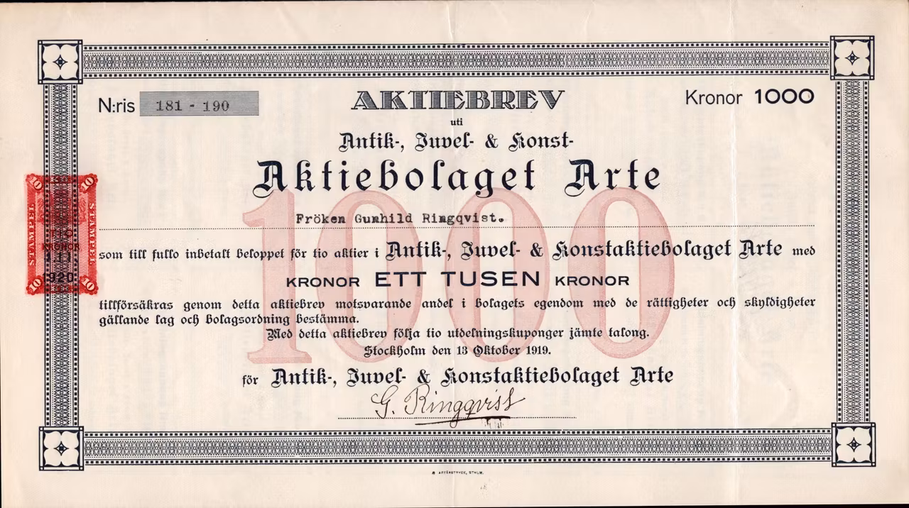 Antik-, Juvel- & Konst- AB Arte