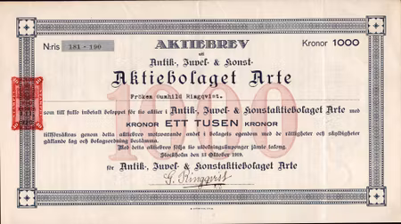 Antik-, Juvel- & Konst- AB Arte