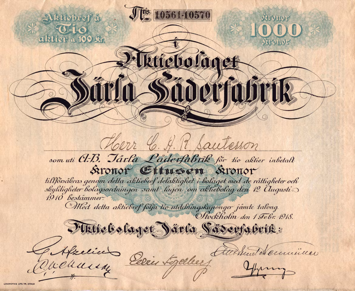 Järla Läderfabrik, AB