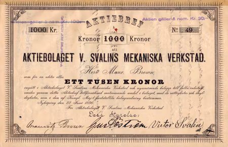 Svalins Mekaniska Verkstad, AB V.