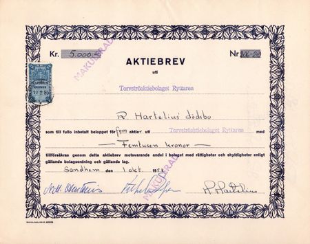 Torfströ AB Ryttaren