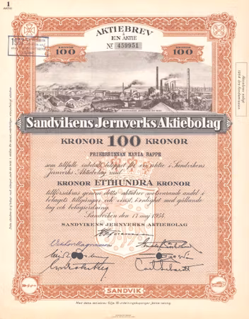 Sandvikens Jernverks AB, 1954