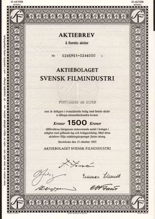 Svensk Filmindustri, AB SF