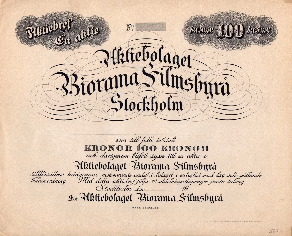 Biorama Filmsbyrå Stockholm, AB