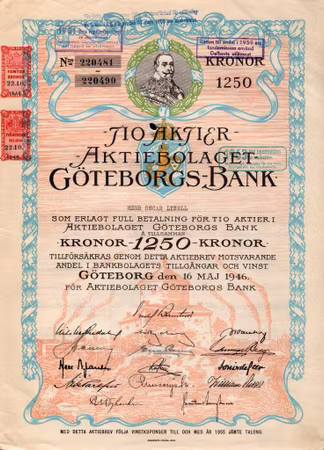 Göteborgs Bank, 1946