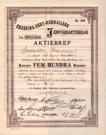 Enköping-Heby-Runhällens Jernvägs AB