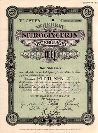 Nitroglycerin AB, 1964