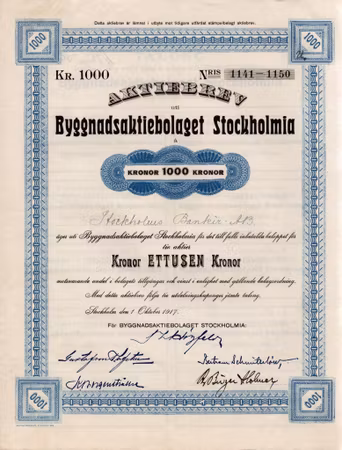 Byggnadsaktiebolaget Stockholmia