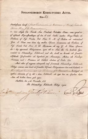 Johannesborgs Koboltverks Bolag 1825
