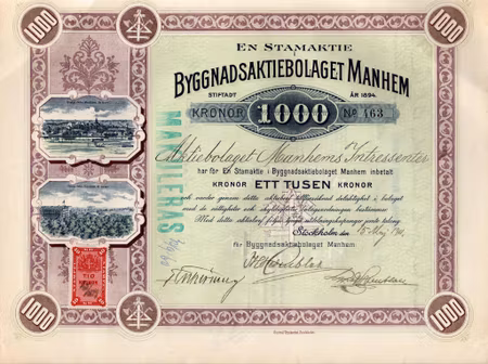 Byggnads AB Manhem, 1911