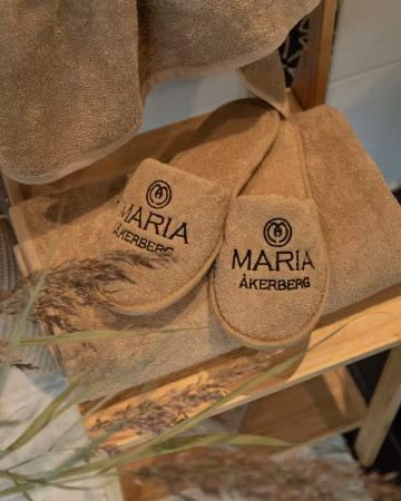 Cotton spa slippers