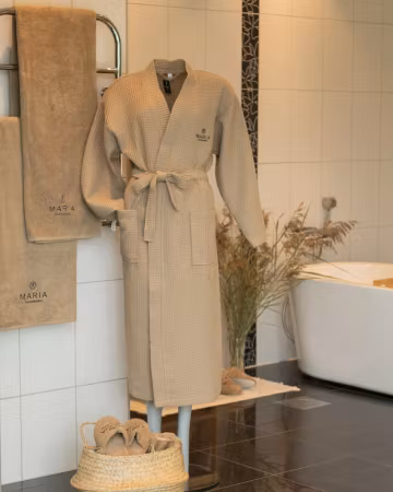 Waffle spa robe