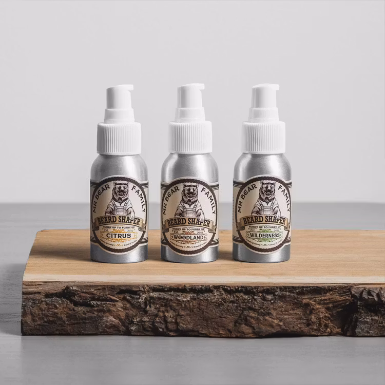 Mr Bear Family Beard Shaper Woodland